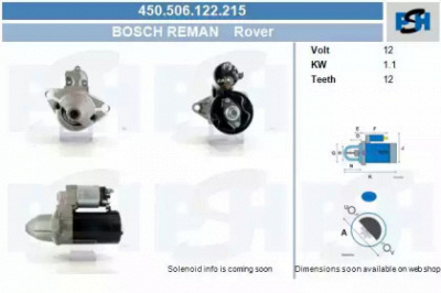 CV PSH 450506122215 -  Стартер